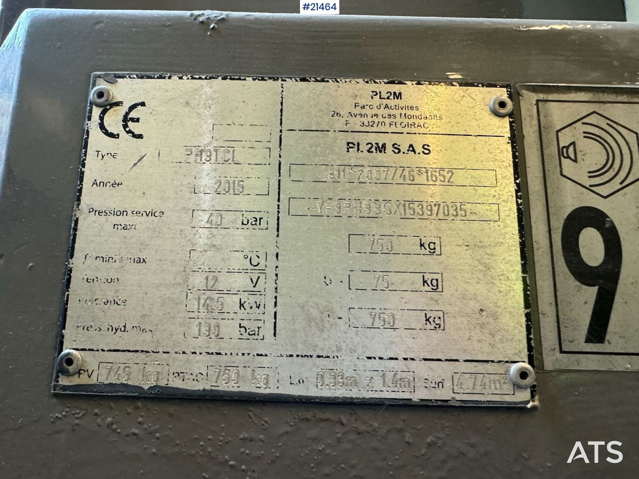 Lancy PH9TCL Gysepumpe - Σταθερή αντλία σκυροδέματος: φωτογραφία 5 Lancy PH9TCL Gysepumpe - Σταθερή αντλία σκυροδέματος: φωτογραφία 5