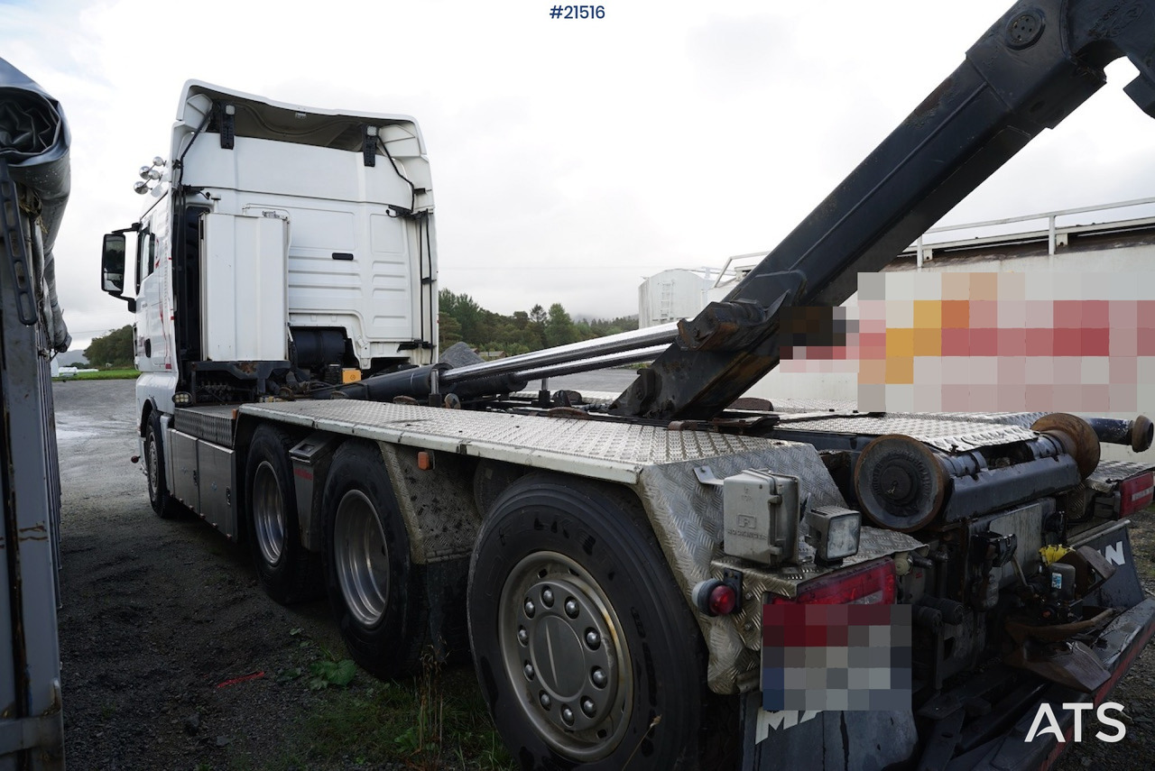 Φορτηγό φόρτωσης γάντζου MAN Man TGX 35.560 8x4 tridem krokbil: φωτογραφία 7