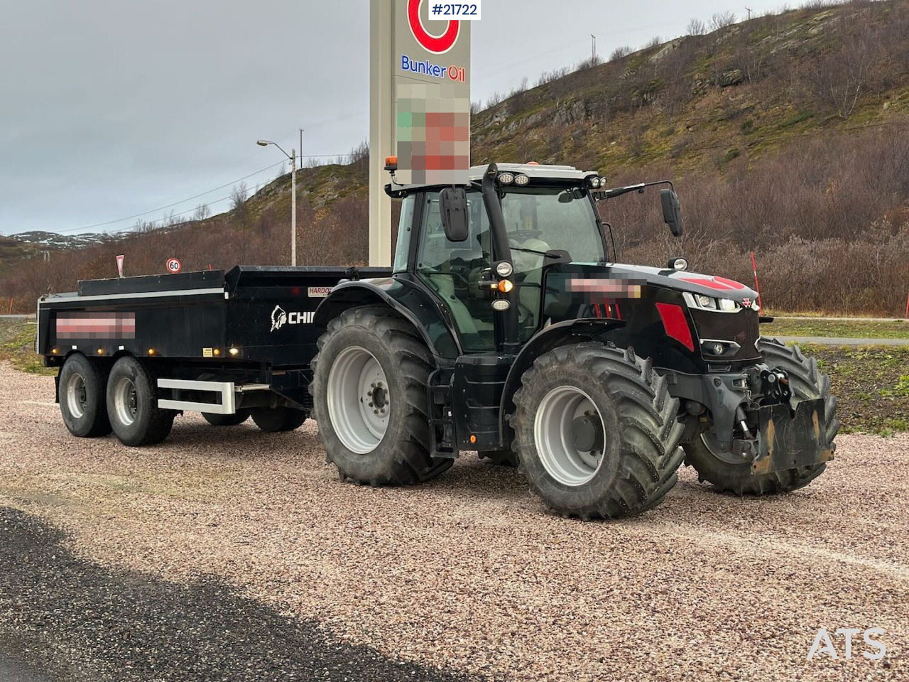 Massey Ferguson 7719 S 4x4 brøyterigget traktor m/ 2 sett dekk, snøfres og henger. SE VIDEO - Τρακτέρ: φωτογραφία 5 Massey Ferguson 7719 S 4x4 brøyterigget traktor m/ 2 sett dekk, snøfres og henger. SE VIDEO - Τρακτέρ: φωτογραφία 5