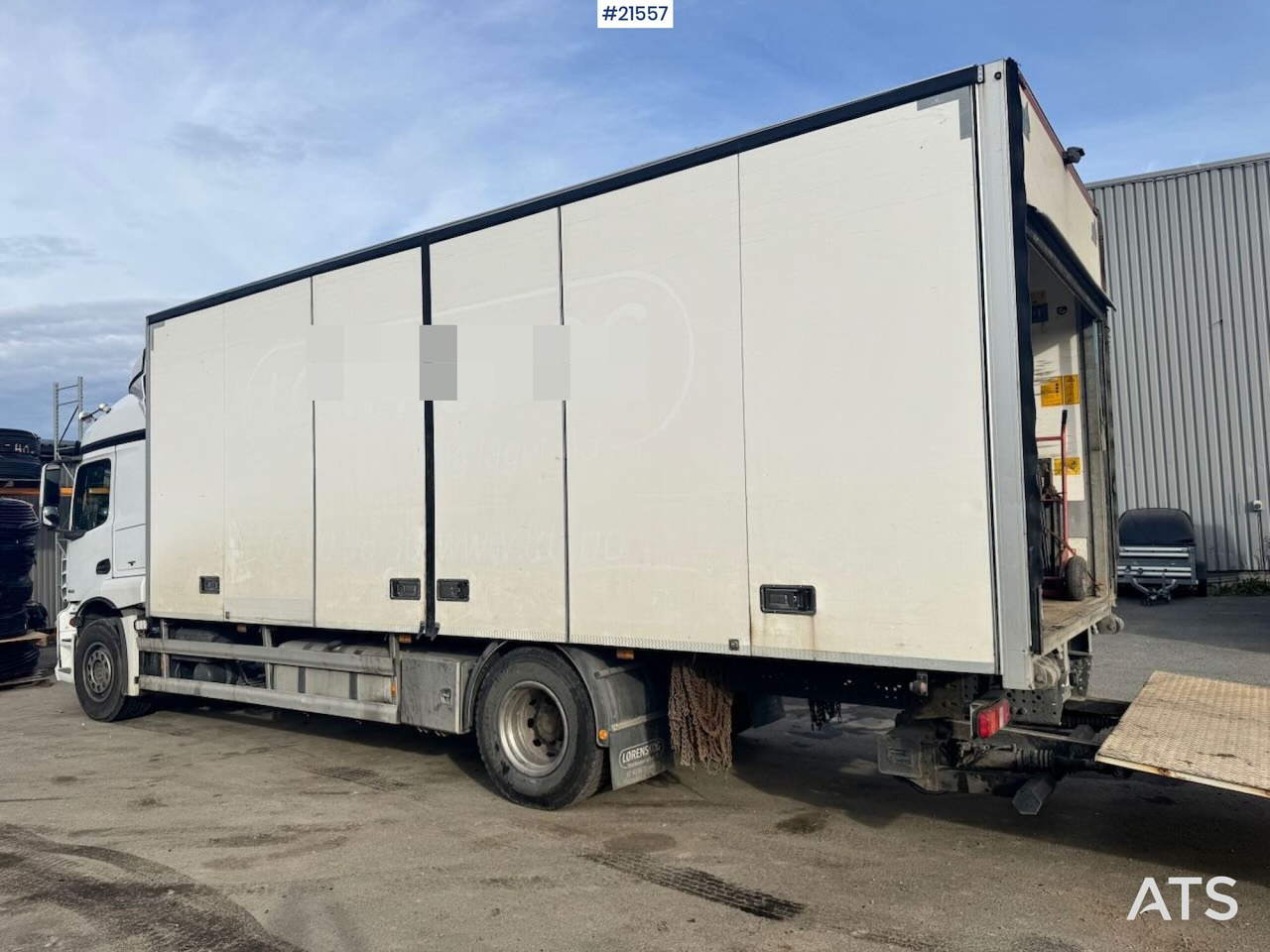Mercedes Actros 1832 - Φορτηγό κόφα: φωτογραφία 5 Mercedes Actros 1832 - Φορτηγό κόφα: φωτογραφία 5