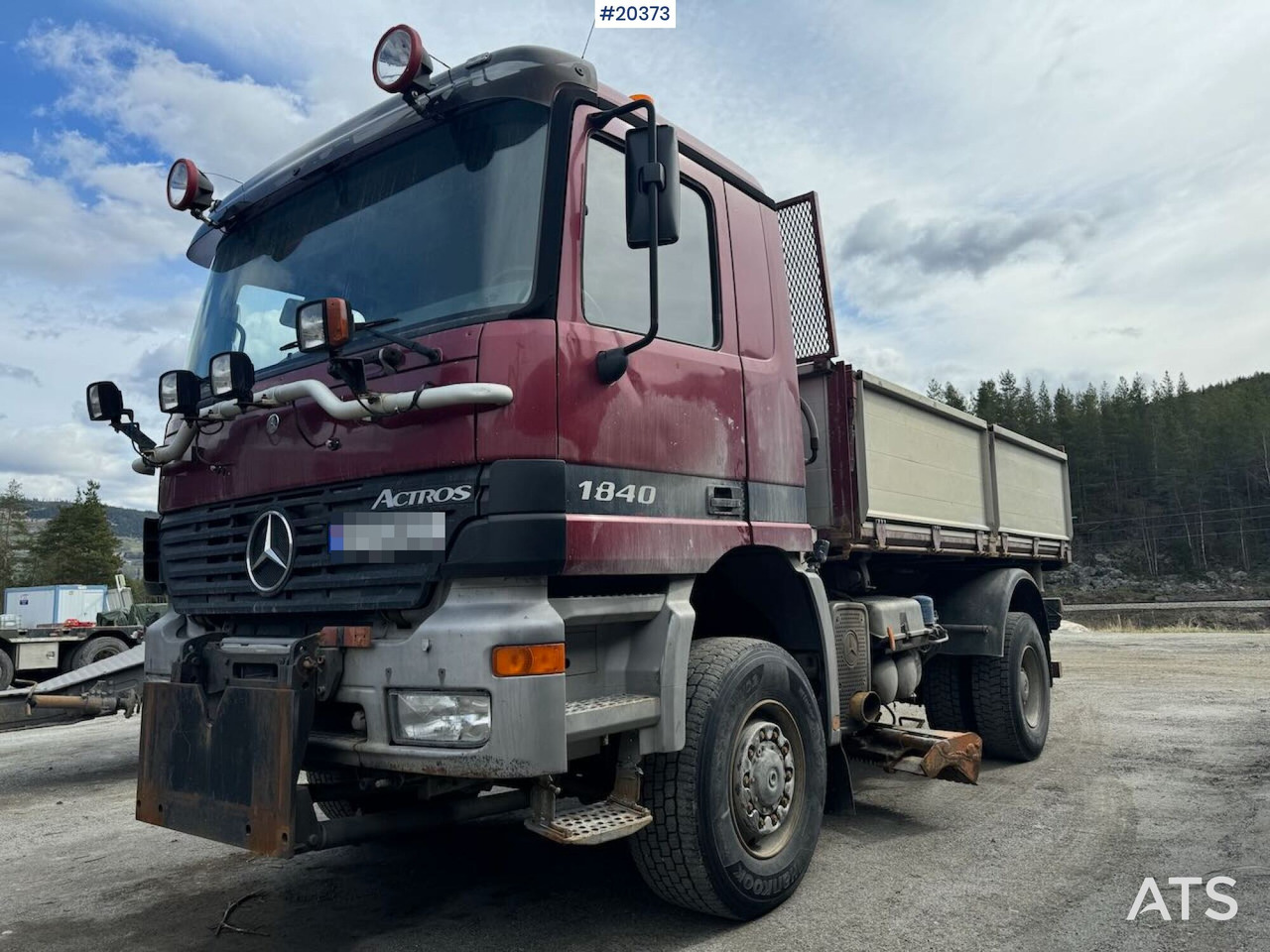 Mercedes Actros 1840 - Φορτηγό ανατρεπόμενο: φωτογραφία 3 Mercedes Actros 1840 - Φορτηγό ανατρεπόμενο: φωτογραφία 3