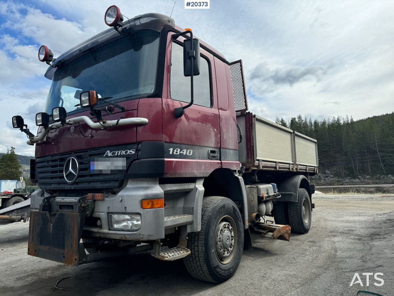 Mercedes Actros 1840 - Φορτηγό ανατρεπόμενο: φωτογραφία 4 Mercedes Actros 1840 - Φορτηγό ανατρεπόμενο: φωτογραφία 4