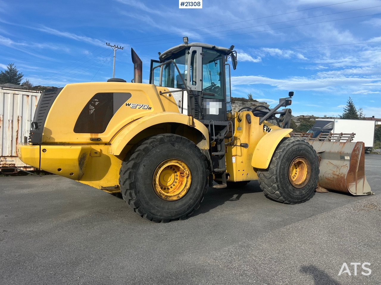 New Holland w270B - Ελαστιχοφόρος φορτωτής: φωτογραφία 4 New Holland w270B - Ελαστιχοφόρος φορτωτής: φωτογραφία 4