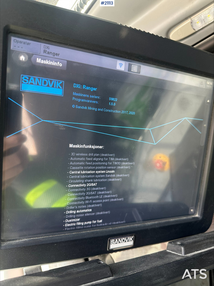 Γεωτρύπανο Sandvik DX800i: φωτογραφία 30 Γεωτρύπανο Sandvik DX800i: φωτογραφία 30