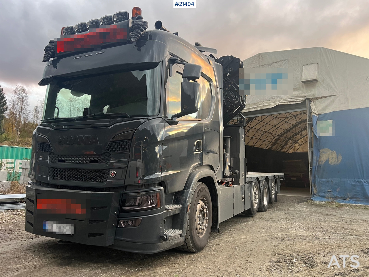 Scania G560 - Φορτηγό με γερανό: φωτογραφία 1 Scania G560 - Φορτηγό με γερανό: φωτογραφία 1