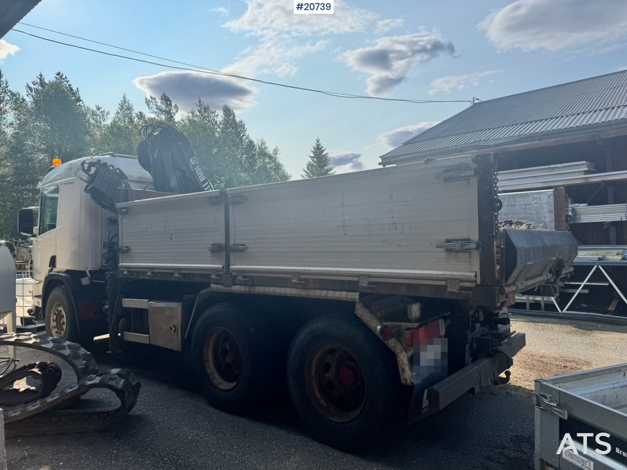 Scania P124 - Φορτηγό με ανοιχτή καρότσα, Φορτηγό με γερανό: φωτογραφία 5 Scania P124 - Φορτηγό με ανοιχτή καρότσα, Φορτηγό με γερανό: φωτογραφία 5