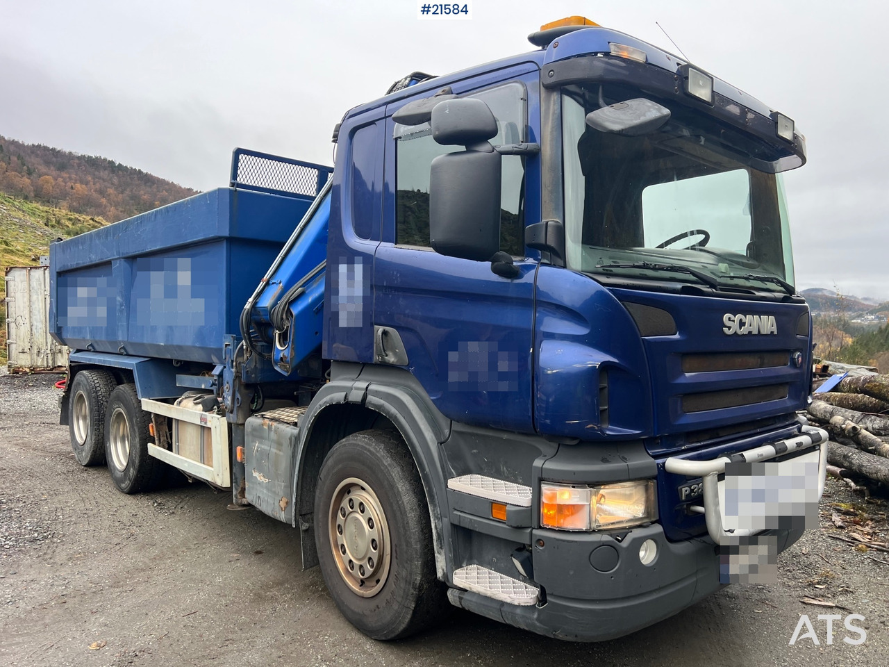 Scania P380 6x2 kranbil m/tipp, m/14t/ og m/Hiab kran - Φορτηγό με γερανό: φωτογραφία 2 Scania P380 6x2 kranbil m/tipp, m/14t/ og m/Hiab kran - Φορτηγό με γερανό: φωτογραφία 2