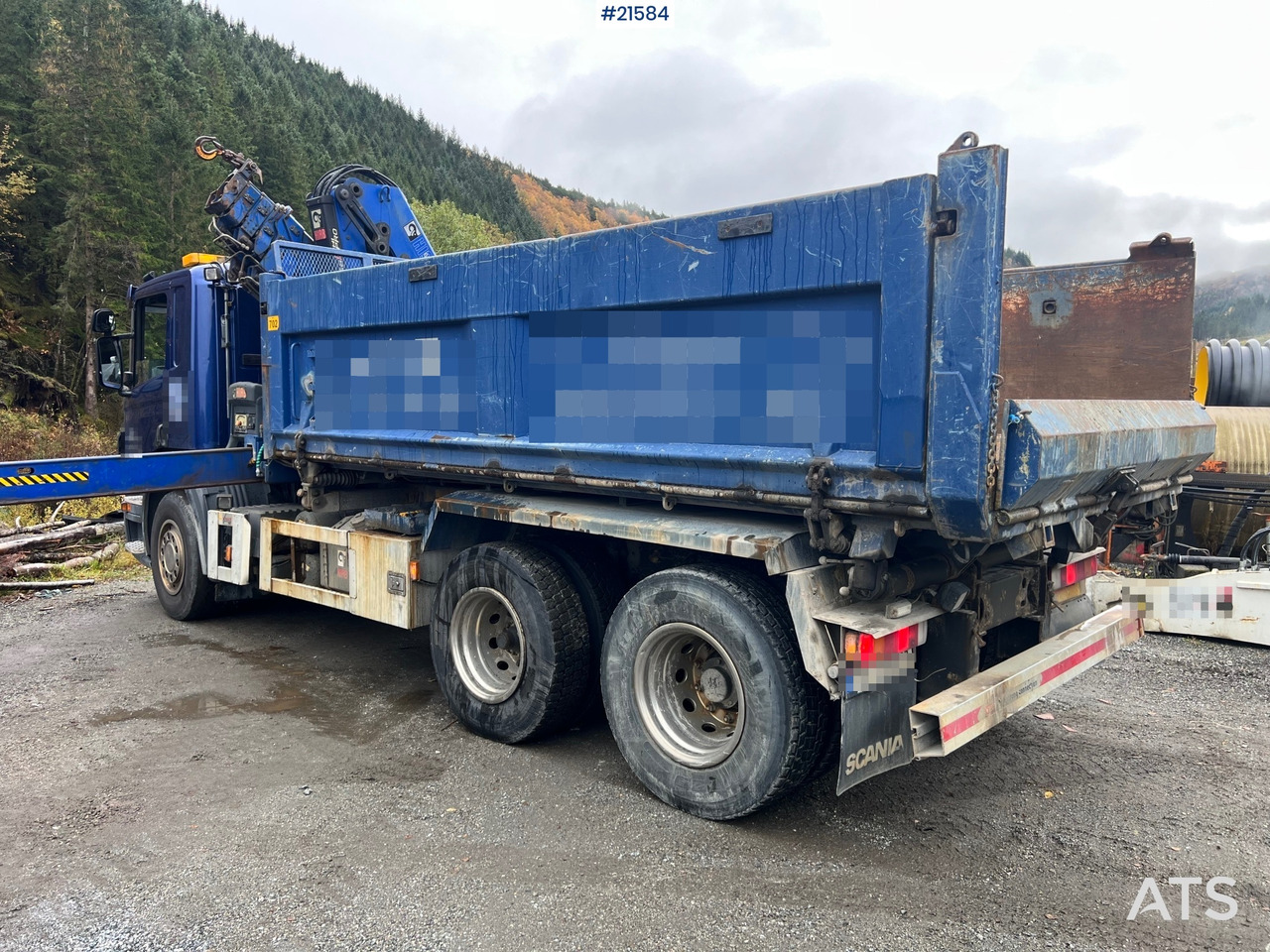 Scania P380 6x2 kranbil m/tipp, m/14t/ og m/Hiab kran - Φορτηγό με γερανό: φωτογραφία 5 Scania P380 6x2 kranbil m/tipp, m/14t/ og m/Hiab kran - Φορτηγό με γερανό: φωτογραφία 5
