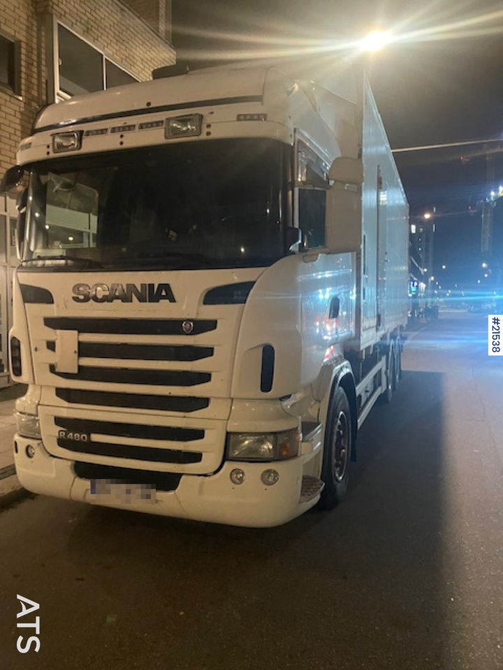 Scania R480 Skapbil m/ 2t lift - Φορτηγό κόφα: φωτογραφία 4 Scania R480 Skapbil m/ 2t lift - Φορτηγό κόφα: φωτογραφία 4