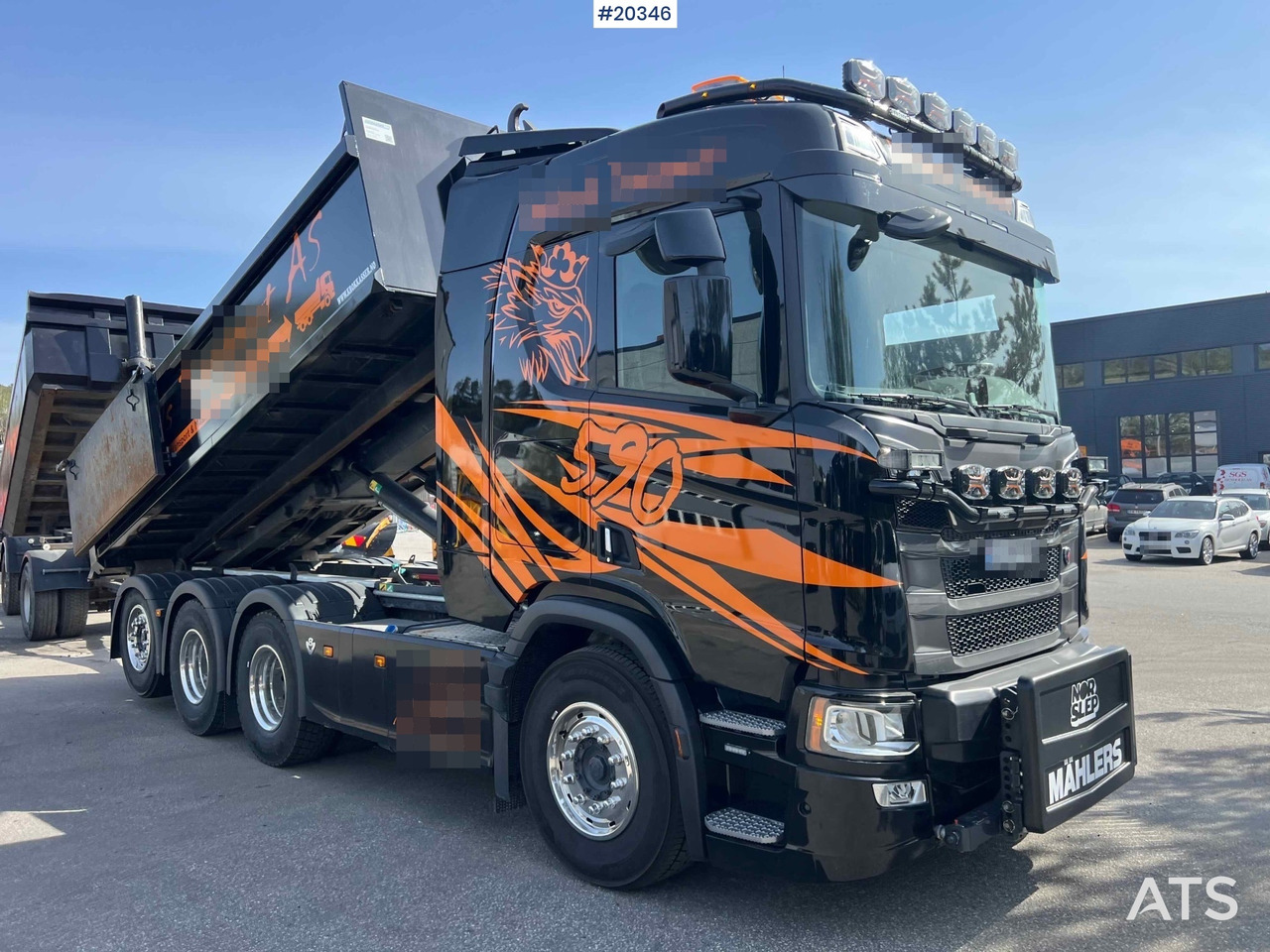 Scania R590 - Φορτηγό φόρτωσης γάντζου: φωτογραφία 1 Scania R590 - Φορτηγό φόρτωσης γάντζου: φωτογραφία 1