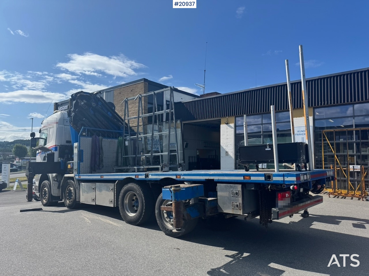 Scania R620 - Φορτηγό με ανοιχτή καρότσα, Φορτηγό με γερανό: φωτογραφία 5 Scania R620 - Φορτηγό με ανοιχτή καρότσα, Φορτηγό με γερανό: φωτογραφία 5