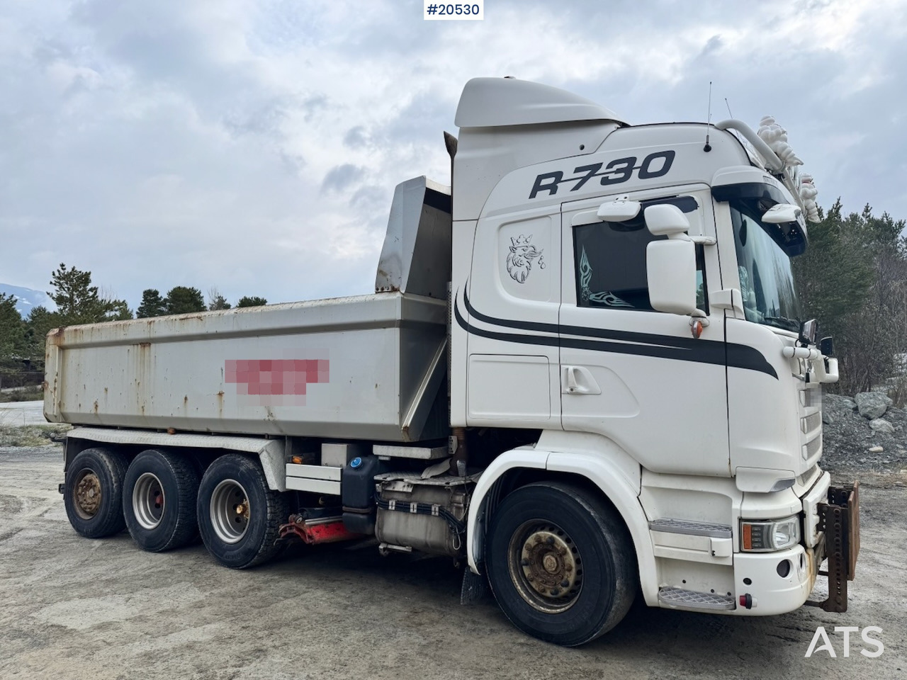 Scania R730 - Φορτηγό ανατρεπόμενο: φωτογραφία 2 Scania R730 - Φορτηγό ανατρεπόμενο: φωτογραφία 2