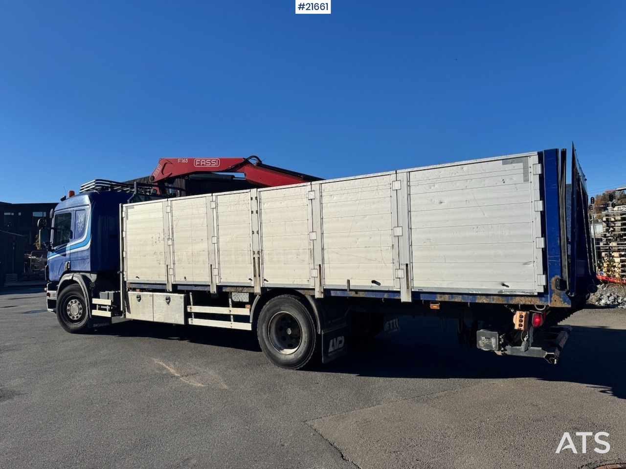 Scania Scania P320 4x2 Kranbil m/ 16,5 t/m Fassi kran og Løftelem. - Φορτηγό με γερανό: φωτογραφία 5 Scania Scania P320 4x2 Kranbil m/ 16,5 t/m Fassi kran og Løftelem. - Φορτηγό με γερανό: φωτογραφία 5