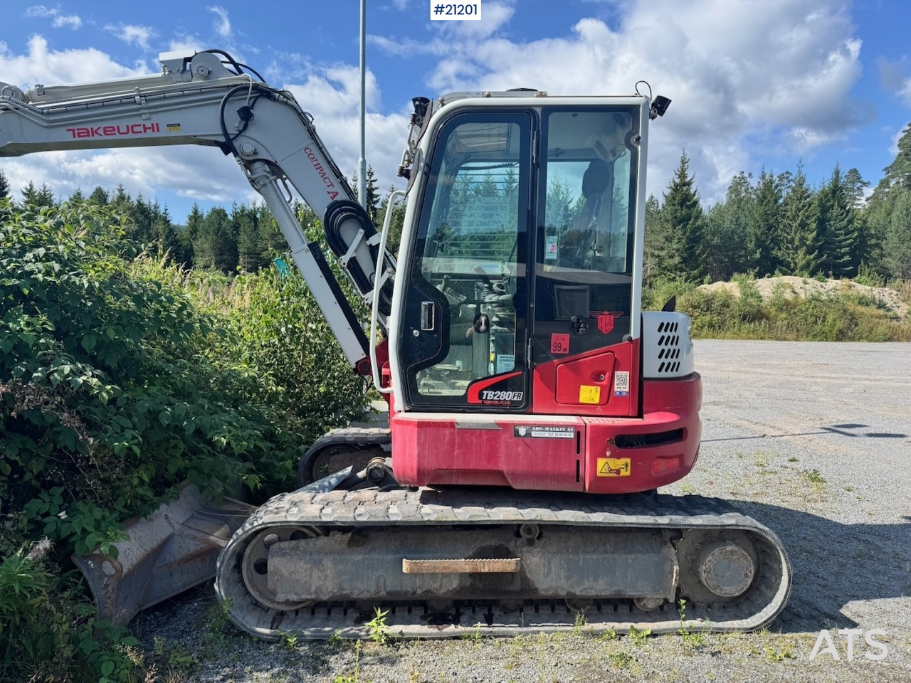 Takeuchi TB280FR - Ερπυστριοφόρος εκσκαφέας: φωτογραφία 2 Takeuchi TB280FR - Ερπυστριοφόρος εκσκαφέας: φωτογραφία 2