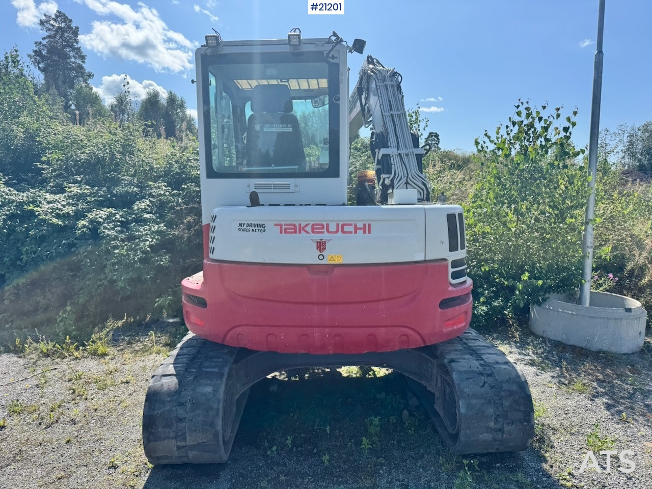 Takeuchi TB280FR - Ερπυστριοφόρος εκσκαφέας: φωτογραφία 3 Takeuchi TB280FR - Ερπυστριοφόρος εκσκαφέας: φωτογραφία 3