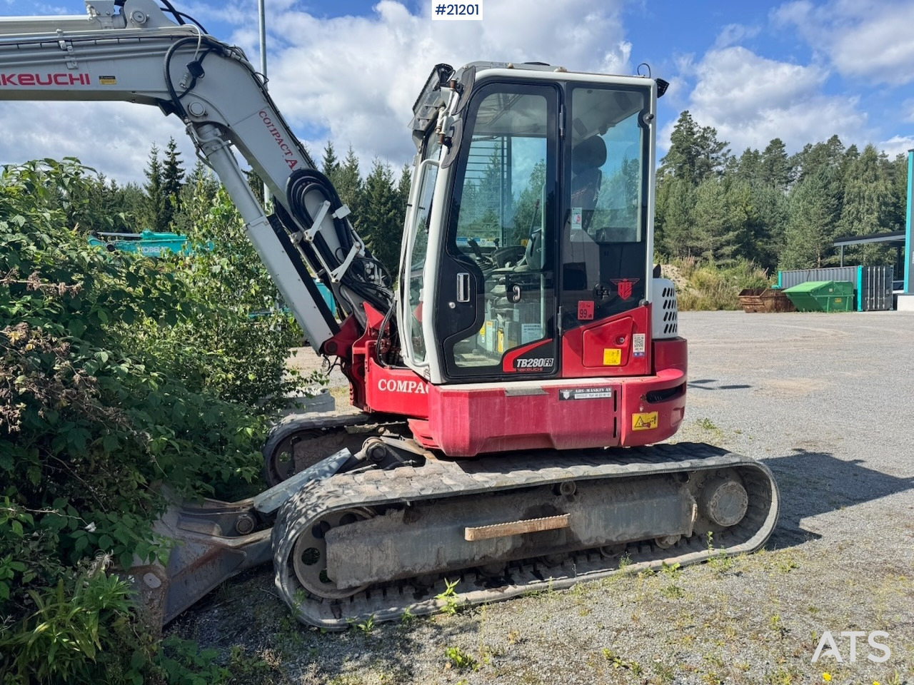 Takeuchi TB280FR - Ερπυστριοφόρος εκσκαφέας: φωτογραφία 1 Takeuchi TB280FR - Ερπυστριοφόρος εκσκαφέας: φωτογραφία 1