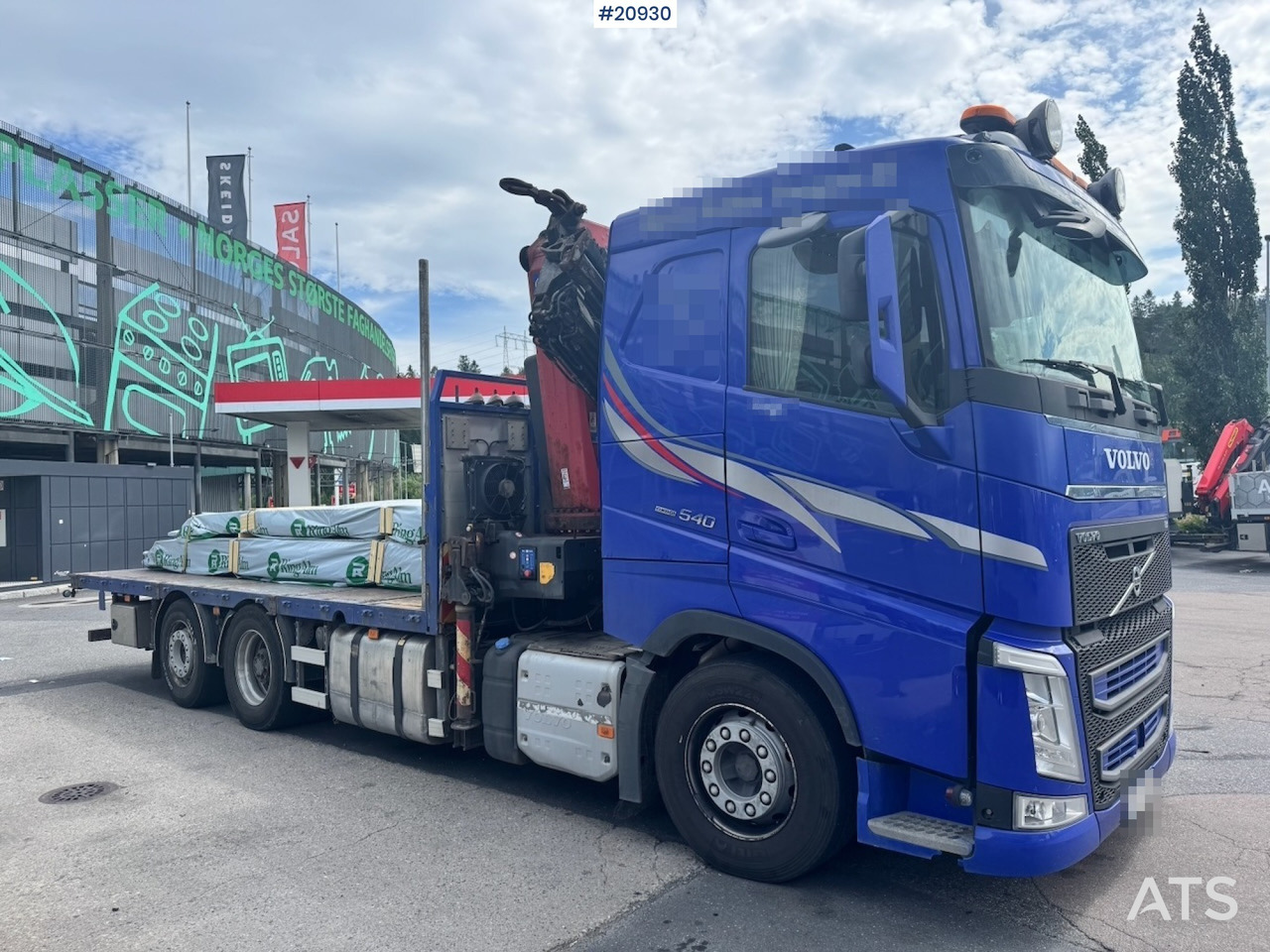 Volvo FH540 - Φορτηγό με ανοιχτή καρότσα, Φορτηγό με γερανό: φωτογραφία 2 Volvo FH540 - Φορτηγό με ανοιχτή καρότσα, Φορτηγό με γερανό: φωτογραφία 2
