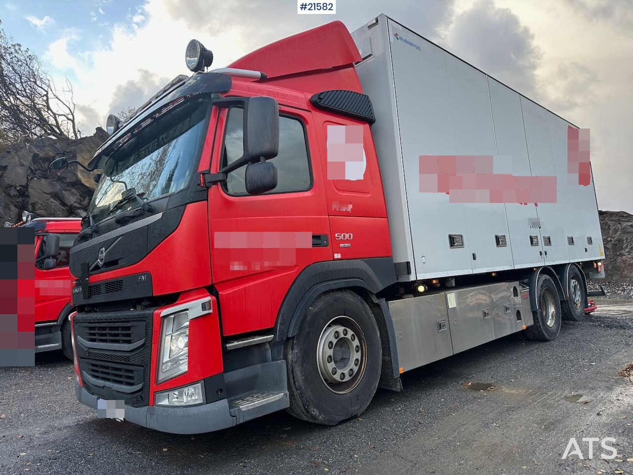Volvo FM 500 6x2 skapbil m/ full sideåpning og lift. - Φορτηγό κόφα: φωτογραφία 2 Volvo FM 500 6x2 skapbil m/ full sideåpning og lift. - Φορτηγό κόφα: φωτογραφία 2