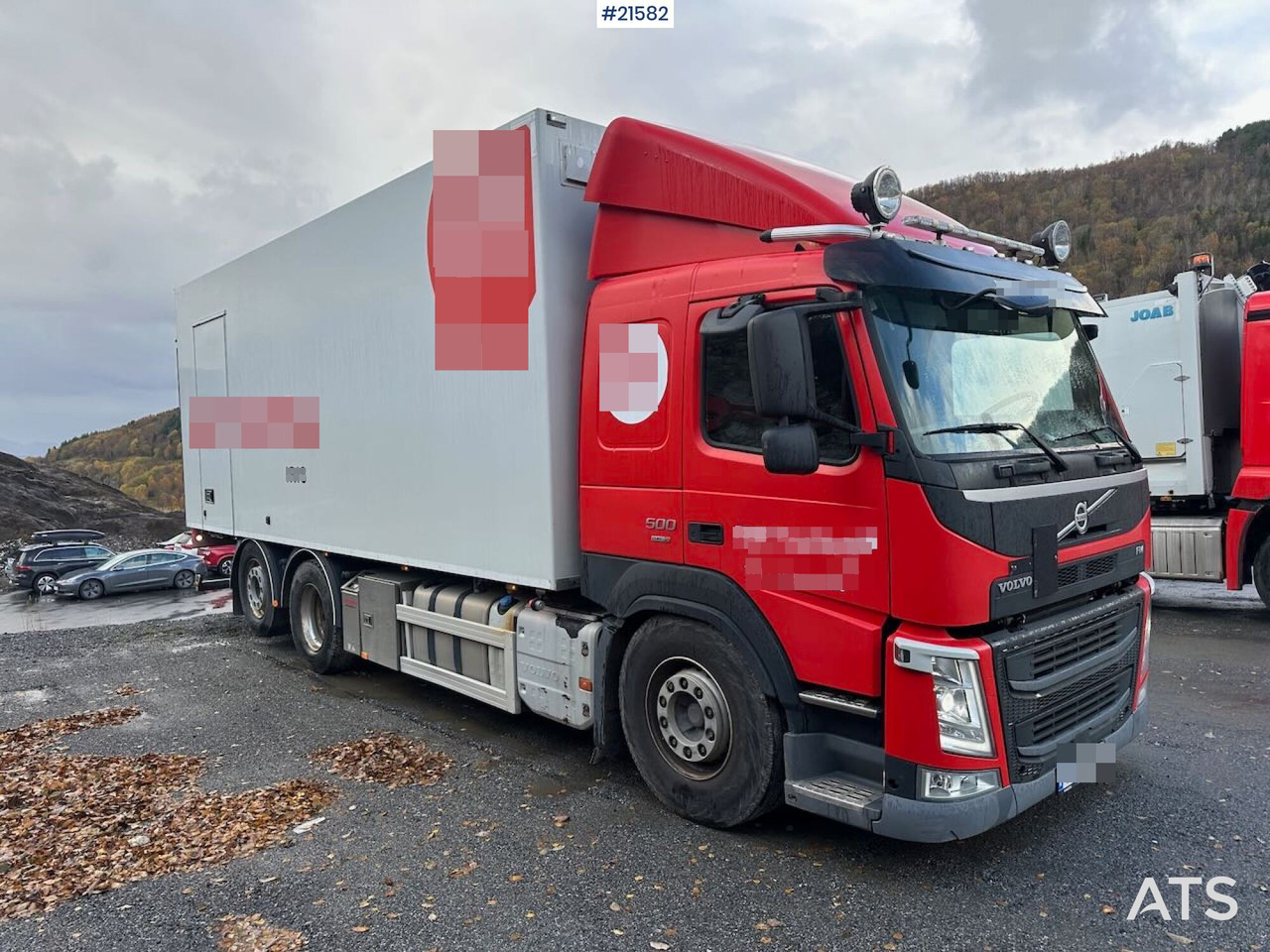 Volvo FM 500 6x2 skapbil m/ full sideåpning og lift. - Φορτηγό κόφα: φωτογραφία 5 Volvo FM 500 6x2 skapbil m/ full sideåpning og lift. - Φορτηγό κόφα: φωτογραφία 5