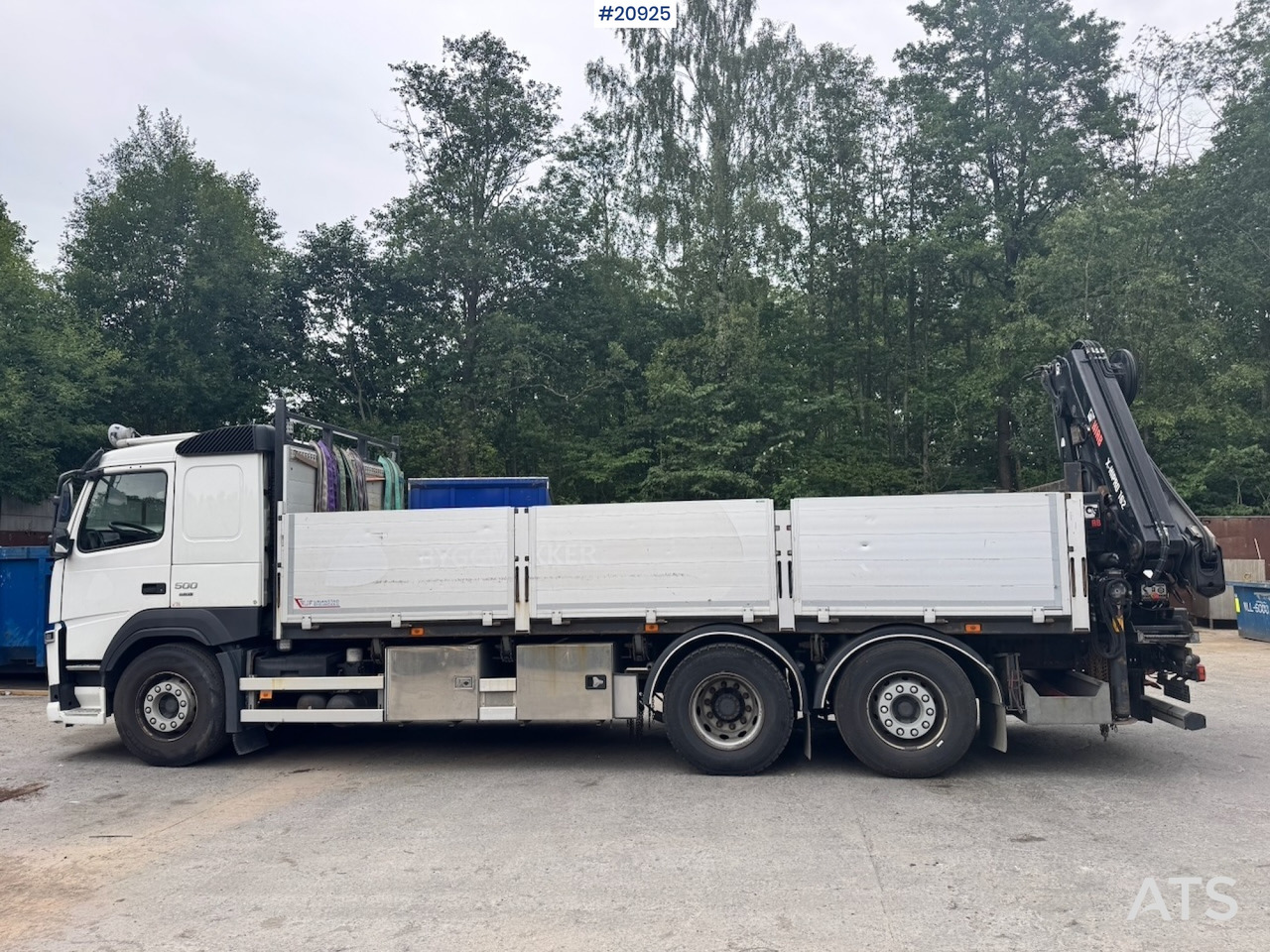 Volvo FM500 - Φορτηγό με ανοιχτή καρότσα, Φορτηγό με γερανό: φωτογραφία 3 Volvo FM500 - Φορτηγό με ανοιχτή καρότσα, Φορτηγό με γερανό: φωτογραφία 3