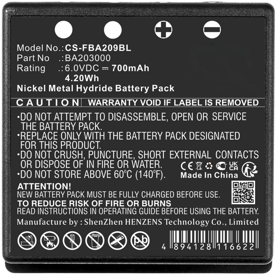 HBC compatible battery BA209000, BA209060, BA209061 - Συσσωρευτής για Γερανός παπαγάλος: φωτογραφία 5 HBC compatible battery BA209000, BA209060, BA209061 - Συσσωρευτής για Γερανός παπαγάλος: φωτογραφία 5