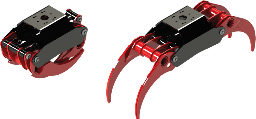 LOG GRAB REINFORCED SERIE PF-R .36 - Αρπάγη για Γερανός παπαγάλος: φωτογραφία 1 LOG GRAB REINFORCED SERIE PF-R .36 - Αρπάγη για Γερανός παπαγάλος: φωτογραφία 1