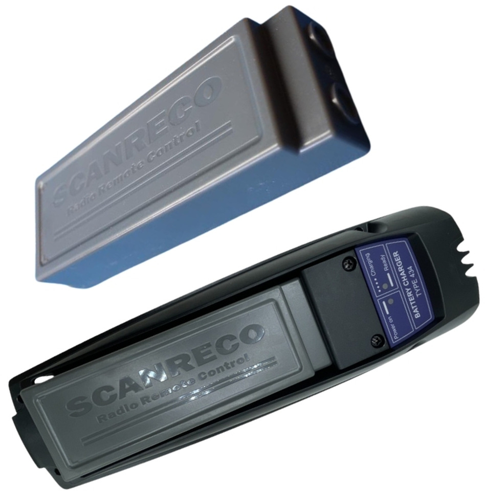 ORIGINAL SCANRECO PACK: 2 BATTERIES + 1 CHARGER OCB - Ηλεκτρικό σύστημα για Γερανός παπαγάλος: φωτογραφία 2 ORIGINAL SCANRECO PACK: 2 BATTERIES + 1 CHARGER OCB - Ηλεκτρικό σύστημα για Γερανός παπαγάλος: φωτογραφία 2