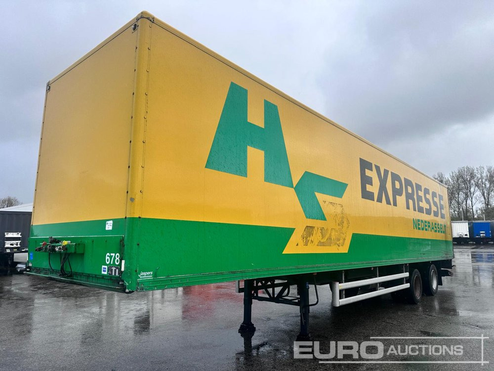 2002 Floor Box Trailer, 2 Axle, Rolldoor, Taillift (Dutch Reg. Docs) - Εξοπλισμού κατασκευών: φωτογραφία 1 2002 Floor Box Trailer, 2 Axle, Rolldoor, Taillift (Dutch Reg. Docs) - Εξοπλισμού κατασκευών: φωτογραφία 1