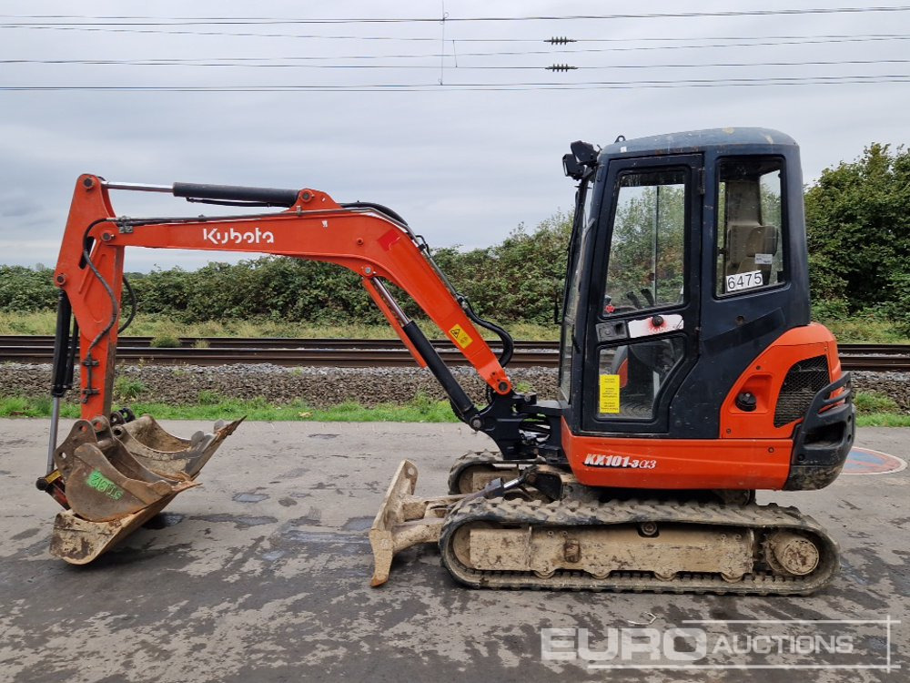 2014 Kubota KX101-3A3 - Μίνι εκσκαφέας: φωτογραφία 2 2014 Kubota KX101-3A3 - Μίνι εκσκαφέας: φωτογραφία 2