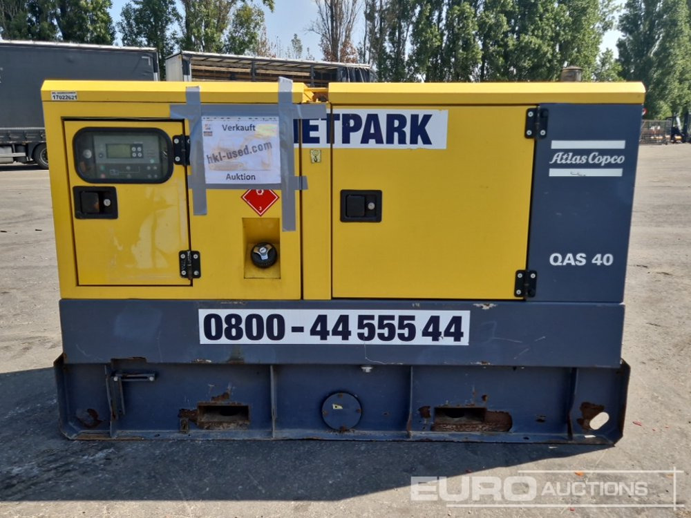 2017 Atlas Copco QAS 40 - Βιομηχανική γεννήτρια: φωτογραφία 2 2017 Atlas Copco QAS 40 - Βιομηχανική γεννήτρια: φωτογραφία 2