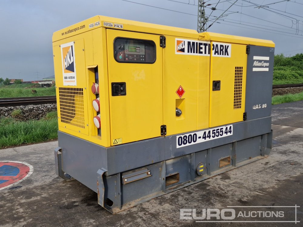 2017 Atlas Copco QAS80 ST3 - Βιομηχανική γεννήτρια: φωτογραφία 1 2017 Atlas Copco QAS80 ST3 - Βιομηχανική γεννήτρια: φωτογραφία 1