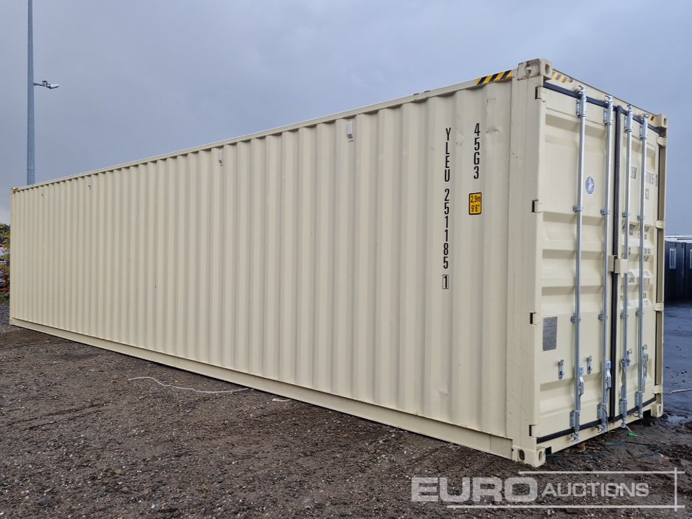 2025 40' HQ Container, One Side 4 Doors, One End Door, Lock Box - Εμπορευματοκιβώτιο: φωτογραφία 4 2025 40' HQ Container, One Side 4 Doors, One End Door, Lock Box - Εμπορευματοκιβώτιο: φωτογραφία 4