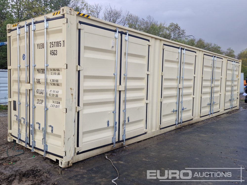 2025 40' HQ Container, One Side 4 Doors, One End Door, Lock Box - Εμπορευματοκιβώτιο: φωτογραφία 1 2025 40' HQ Container, One Side 4 Doors, One End Door, Lock Box - Εμπορευματοκιβώτιο: φωτογραφία 1