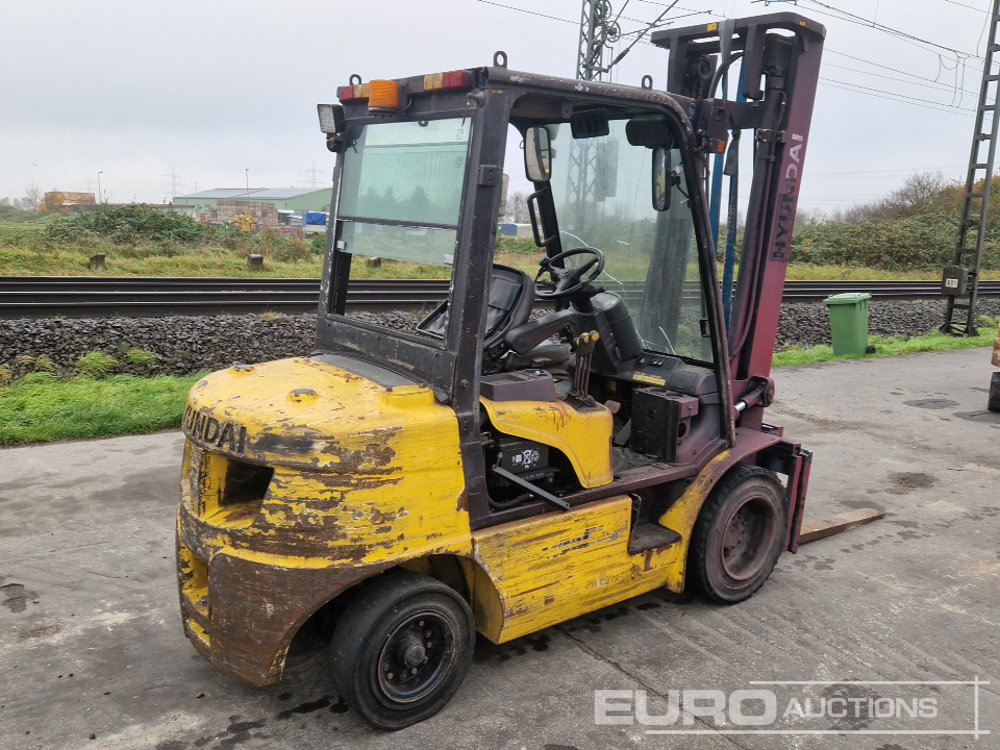 Hyundai Diesel Forklift, 2 Stage Mast, Forks - Πετρελαιοκίνητο περονοφόρο: φωτογραφία 4 Hyundai Diesel Forklift, 2 Stage Mast, Forks - Πετρελαιοκίνητο περονοφόρο: φωτογραφία 4