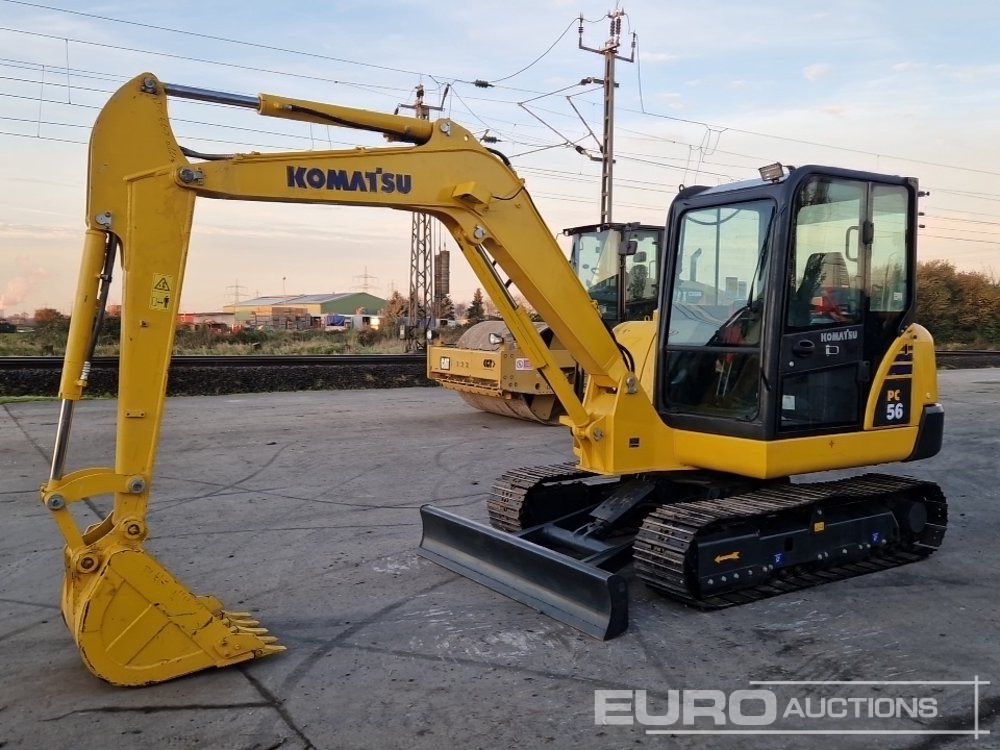 Komatsu PC56-7 - Μίνι εκσκαφέας: φωτογραφία 1 Komatsu PC56-7 - Μίνι εκσκαφέας: φωτογραφία 1