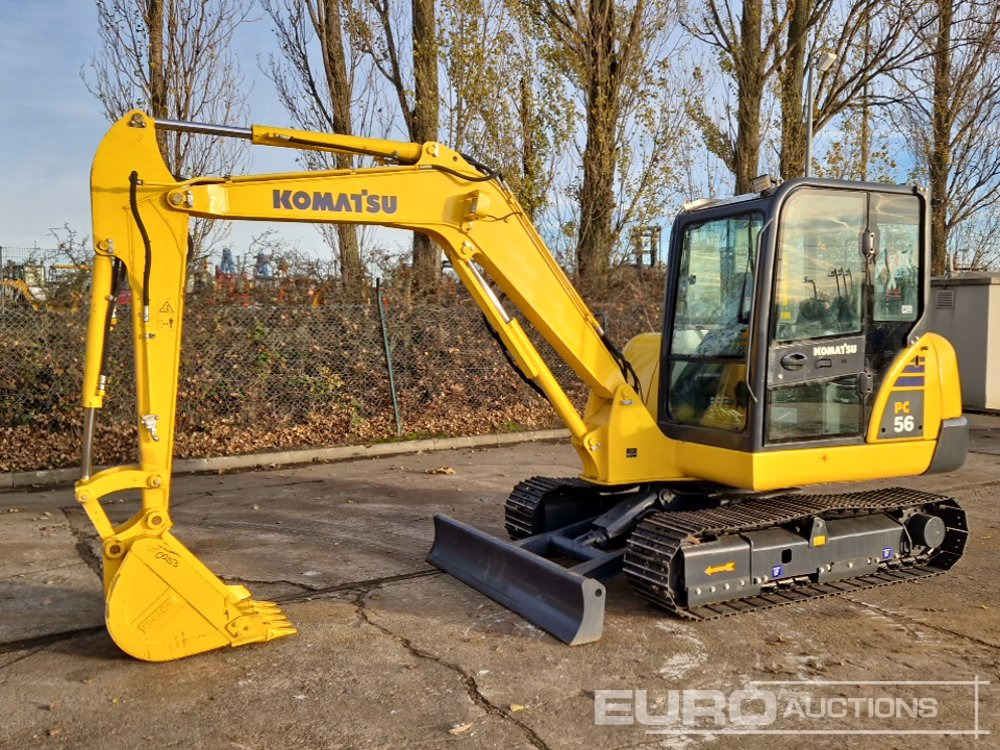 Komatsu PC56-7 - Μίνι εκσκαφέας: φωτογραφία 1 Komatsu PC56-7 - Μίνι εκσκαφέας: φωτογραφία 1