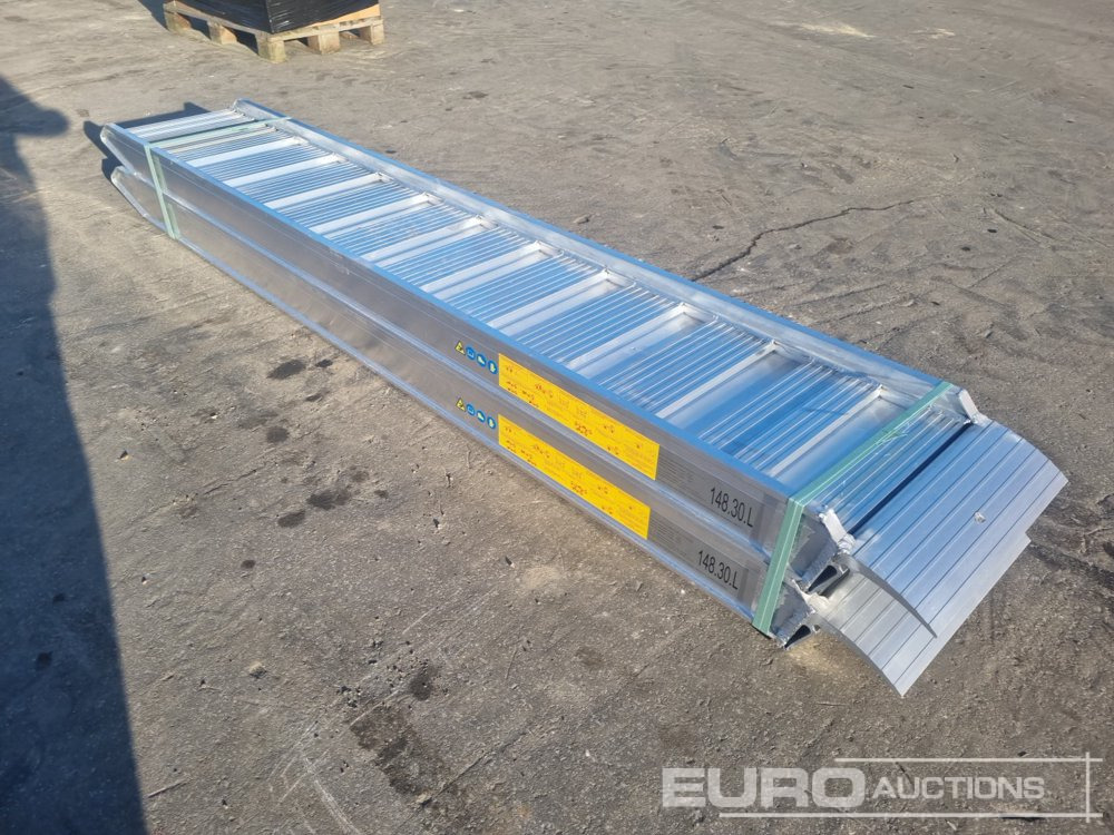 Unused 148.30L Aluminium Loading Rampes (2 of) 9000KG Capacity, 3000mm Length - Ράμπα φόρτωσης: φωτογραφία 2 Unused 148.30L Aluminium Loading Rampes (2 of) 9000KG Capacity, 3000mm Length - Ράμπα φόρτωσης: φωτογραφία 2