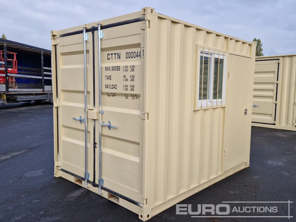 Unused 2025 10.2' Office Container, Single Walk Door, Lock Box, Window, Fork Pockets - Εμπορευματοκιβώτιο: φωτογραφία 1 Unused 2025 10.2' Office Container, Single Walk Door, Lock Box, Window, Fork Pockets - Εμπορευματοκιβώτιο: φωτογραφία 1