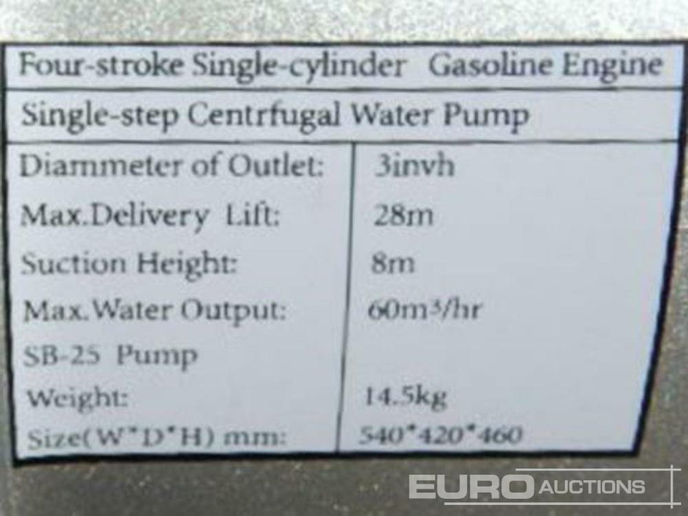 Αντλία νερού Unused Ashita LBHP20: φωτογραφία 16 Αντλία νερού Unused Ashita LBHP20: φωτογραφία 16