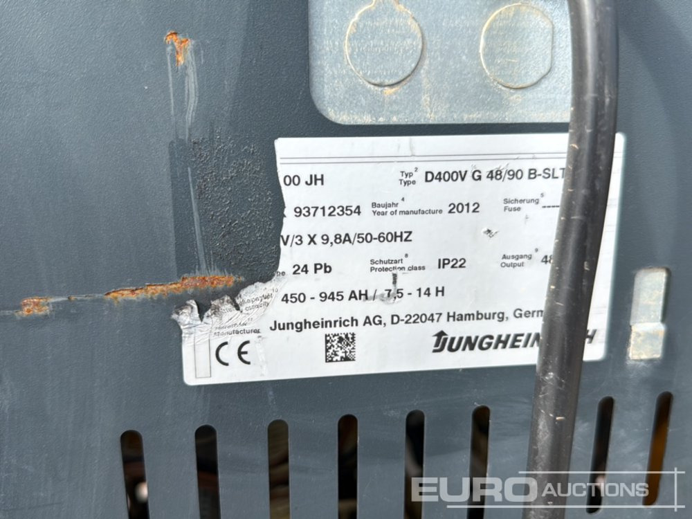 2012 Jungeinrich D400VG48 - Εξοπλισμού κατασκευών: φωτογραφία 5 2012 Jungeinrich D400VG48 - Εξοπλισμού κατασκευών: φωτογραφία 5