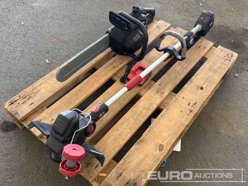 Pallet of Electric Chain Saw, Electric Brush Cutter - Εξοπλισμού κατασκευών: φωτογραφία 2 Pallet of Electric Chain Saw, Electric Brush Cutter - Εξοπλισμού κατασκευών: φωτογραφία 2