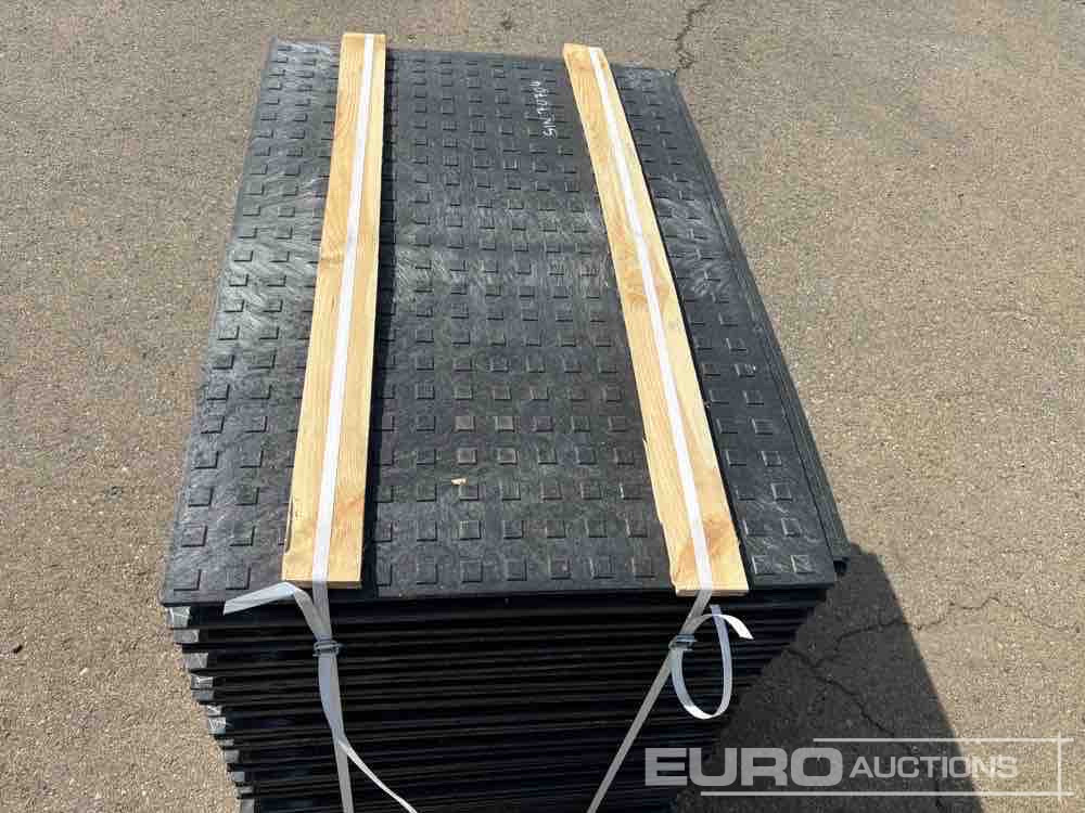 Εξοπλισμού κατασκευών Pallet of Plastic Connectable Road Plates, 1200x800x28mm, 22kg per Plate (35 of): φωτογραφία 7