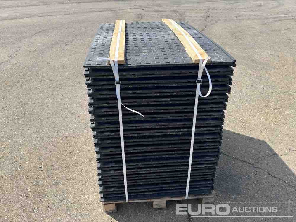 Εξοπλισμού κατασκευών Pallet of Plastic Connectable Road Plates, 1200x800x28mm, 22kg per Plate (35 of): φωτογραφία 6