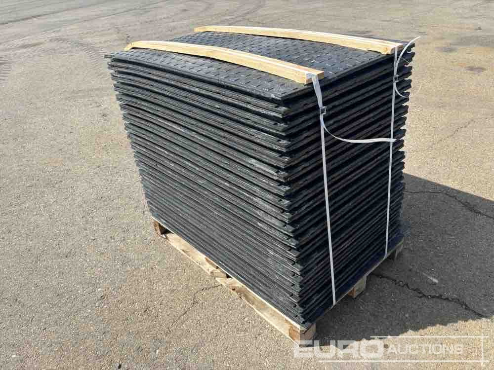 Εξοπλισμού κατασκευών Pallet of Plastic Connectable Road Plates, 1200x800x28mm, 22kg per Plate (35 of): φωτογραφία 7
