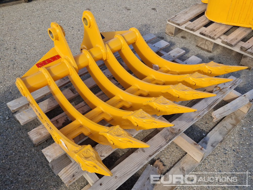 Unused 2025 Captok 32" Rake to suit Mini Excavator / Rastrillo - Κουβας: φωτογραφία 4 Unused 2025 Captok 32" Rake to suit Mini Excavator / Rastrillo - Κουβας: φωτογραφία 4