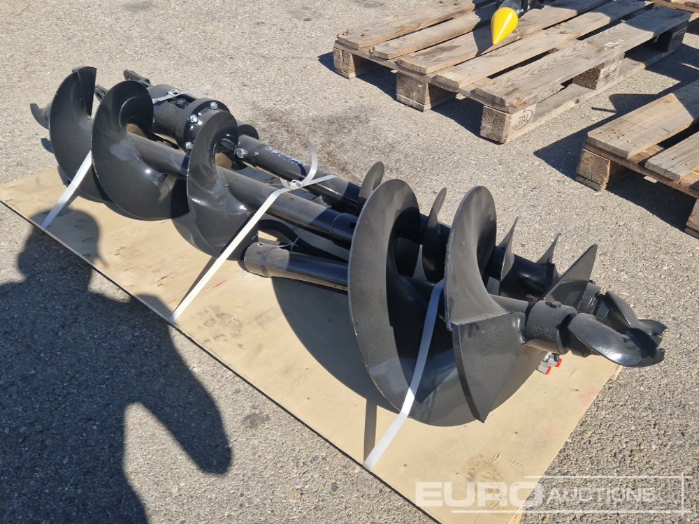 Unused 2025 Captok Auger, Qty  (3 of) Auger 8", With 12"/16" Auger Rod to suit 1-2 Ton Excavator - Αρίδα: φωτογραφία 1 Unused 2025 Captok Auger, Qty  (3 of) Auger 8", With 12"/16" Auger Rod to suit 1-2 Ton Excavator - Αρίδα: φωτογραφία 1