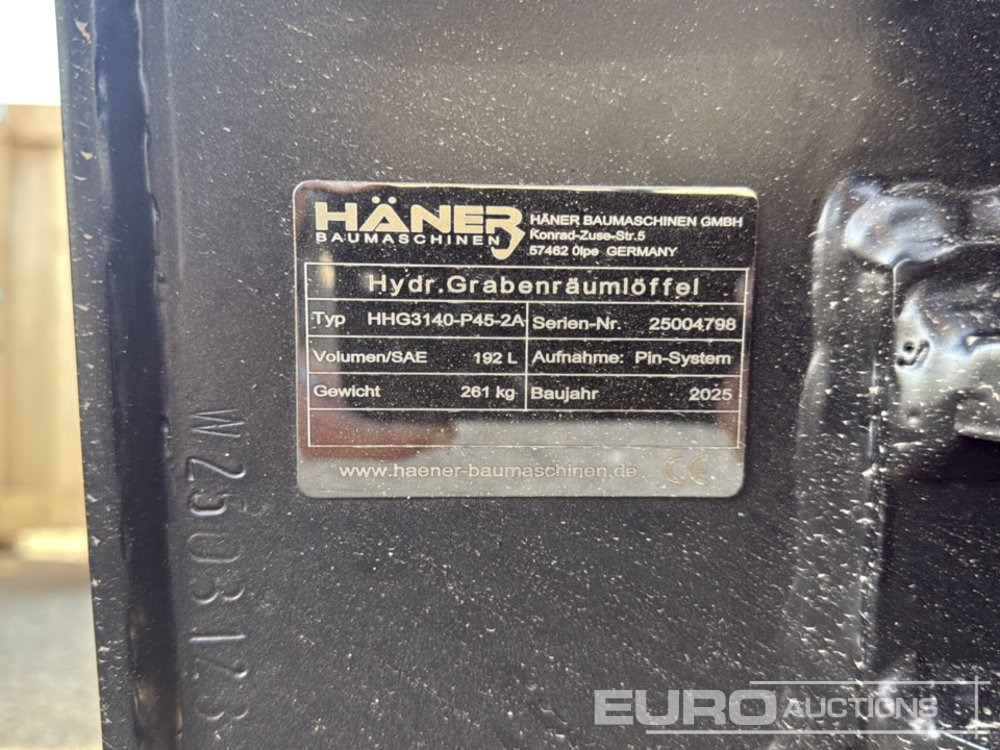 Unused 2025 Häner HHG3140-P45-2A - Κουβας: φωτογραφία 5 Unused 2025 Häner HHG3140-P45-2A - Κουβας: φωτογραφία 5
