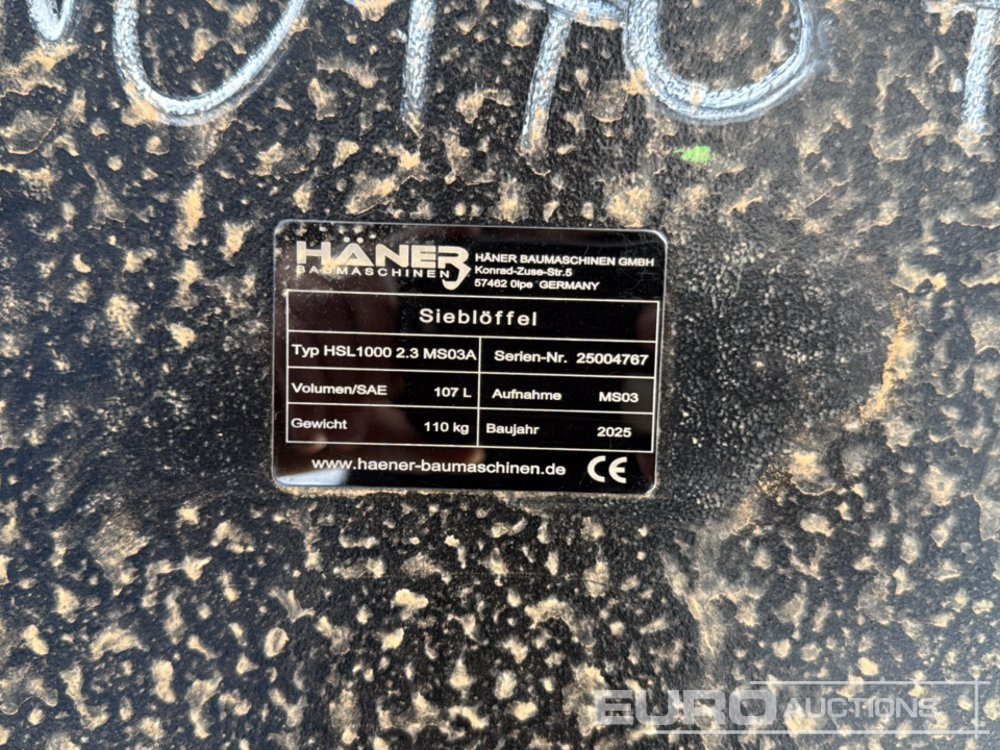 Unused 2025 Häner HSL1000 2.3 MS03A - Κουβας: φωτογραφία 5 Unused 2025 Häner HSL1000 2.3 MS03A - Κουβας: φωτογραφία 5