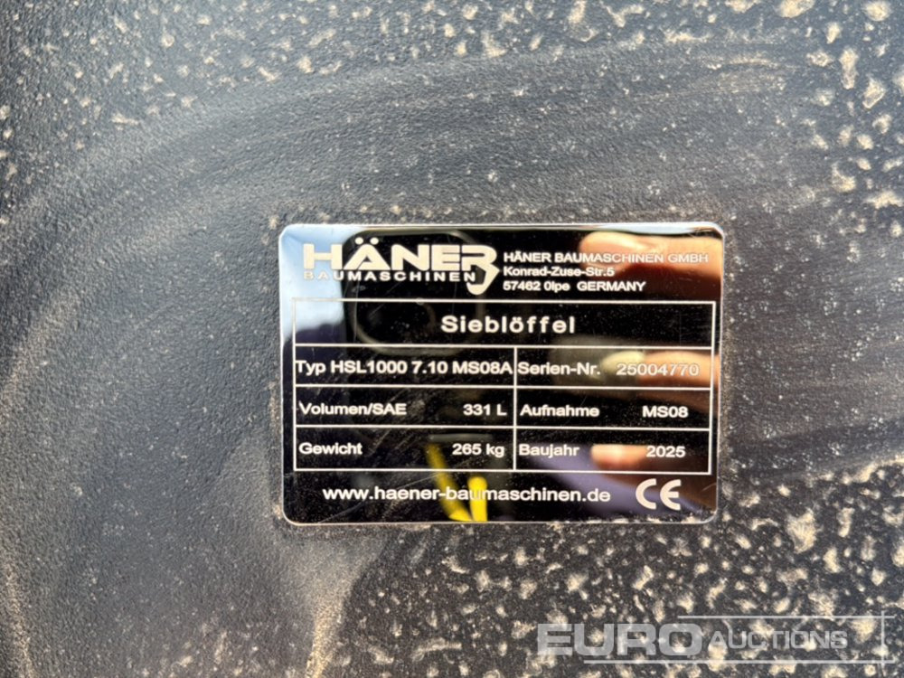 Unused 2025 Häner HSL1000 7.10 MS08A - Κουβας: φωτογραφία 5 Unused 2025 Häner HSL1000 7.10 MS08A - Κουβας: φωτογραφία 5