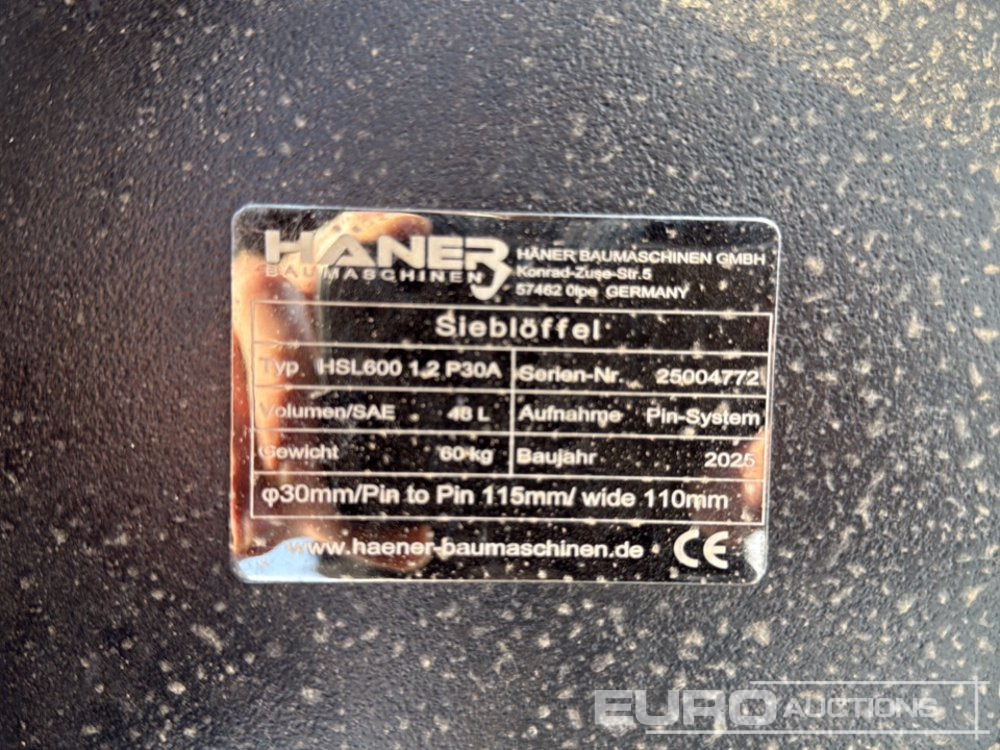 Unused 2025 Häner HSL600 1.2 P30A - Κουβας: φωτογραφία 5 Unused 2025 Häner HSL600 1.2 P30A - Κουβας: φωτογραφία 5